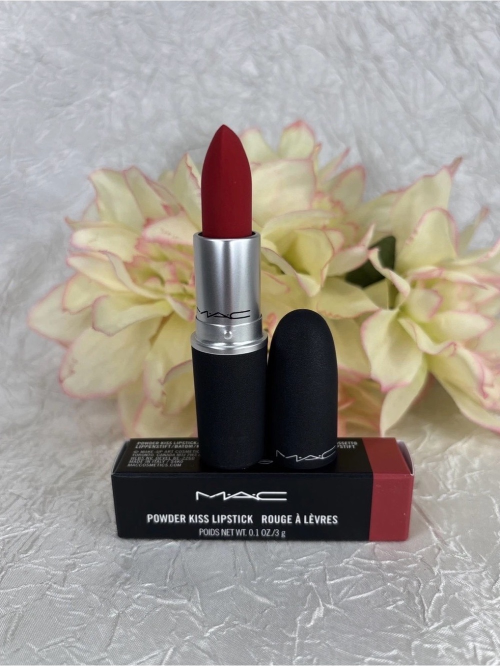 MAC Powder Kiss Lipstick - 922 Werk, Werk, Werk - FullSize NIB Disc